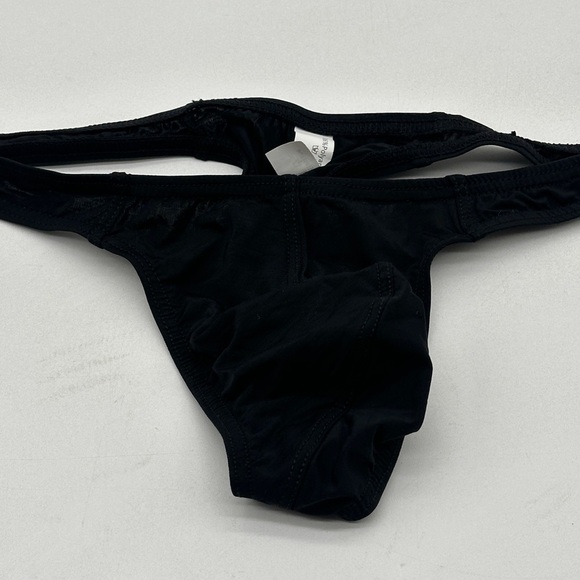 Men’s Sexy String Black Thong large - Picture 2 of 7